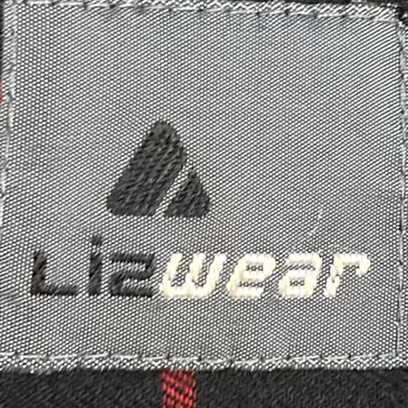 Lizwear Plaid Button Up Shirt Women's Medium Multicolor Western Casual Top Work - Picture 9 of 11